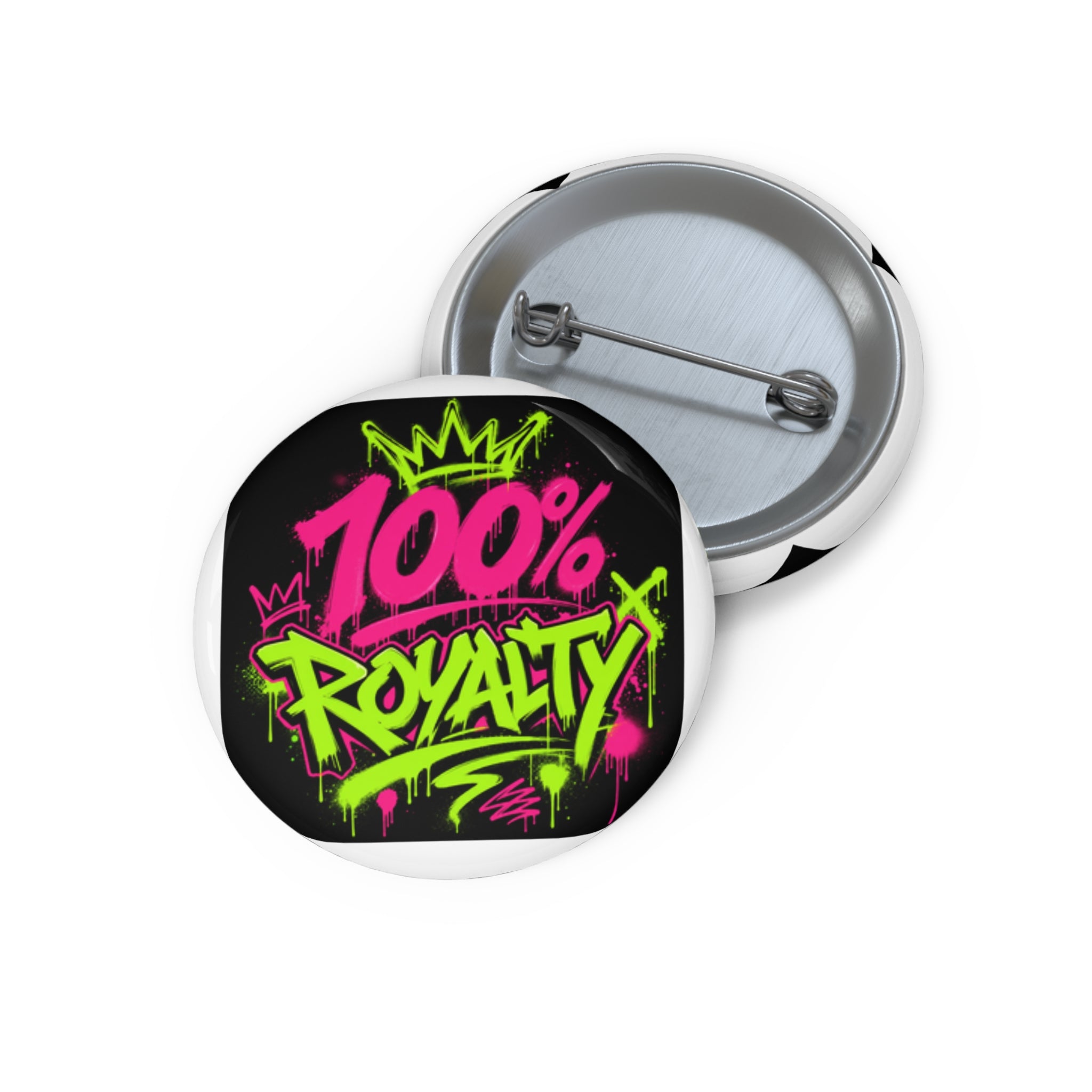 💯 Royalty🔥🔥Custom Pin Buttons