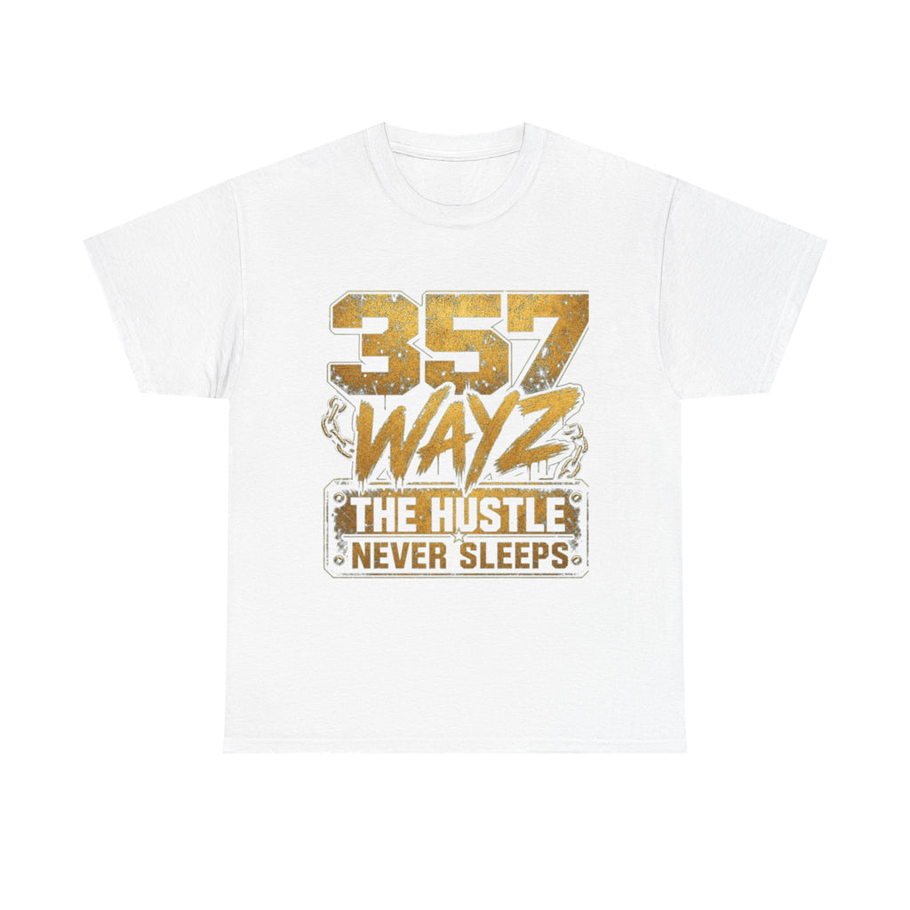 Hustle Never Sleeps' unisex Heavy Cotton Tee