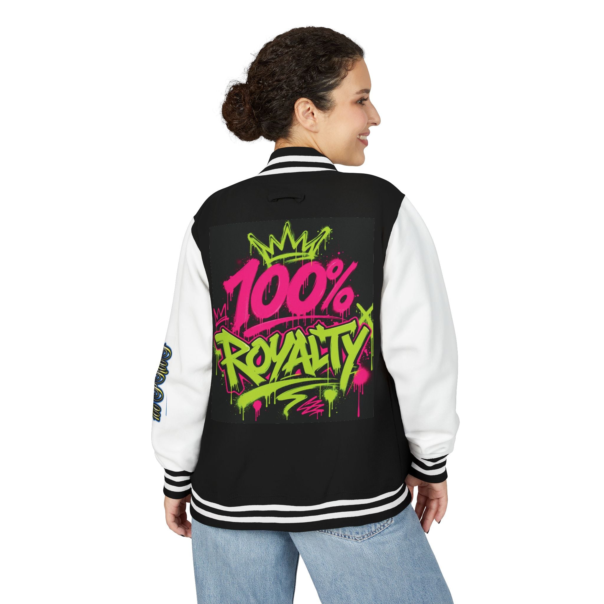 Tha 💯% Club ' Unisex Heavyweight Letterman Jacket