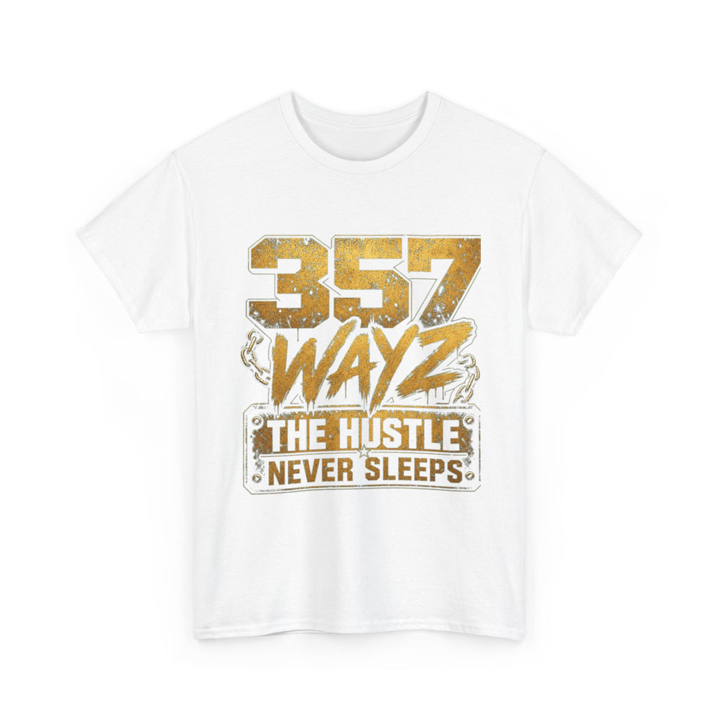 Hustle Never Sleeps' unisex Heavy Cotton Tee