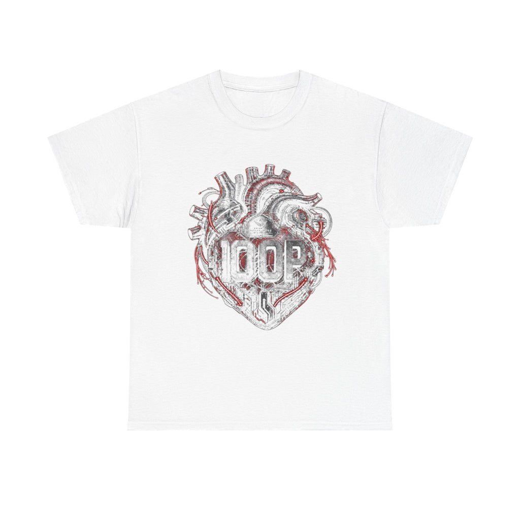 💯% Heart Unisex Heavy Cotton Tee